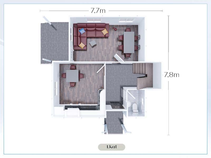 Prefabrik Ev 120 m2 �ki Katl�
