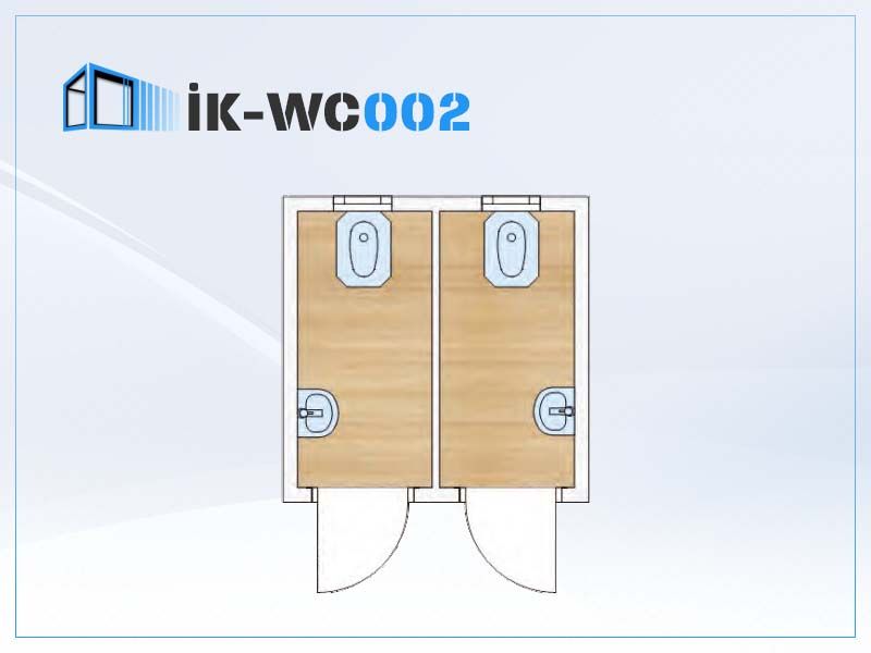 Seyyar WC Konteyner (alaturka) �K WC002 Model
