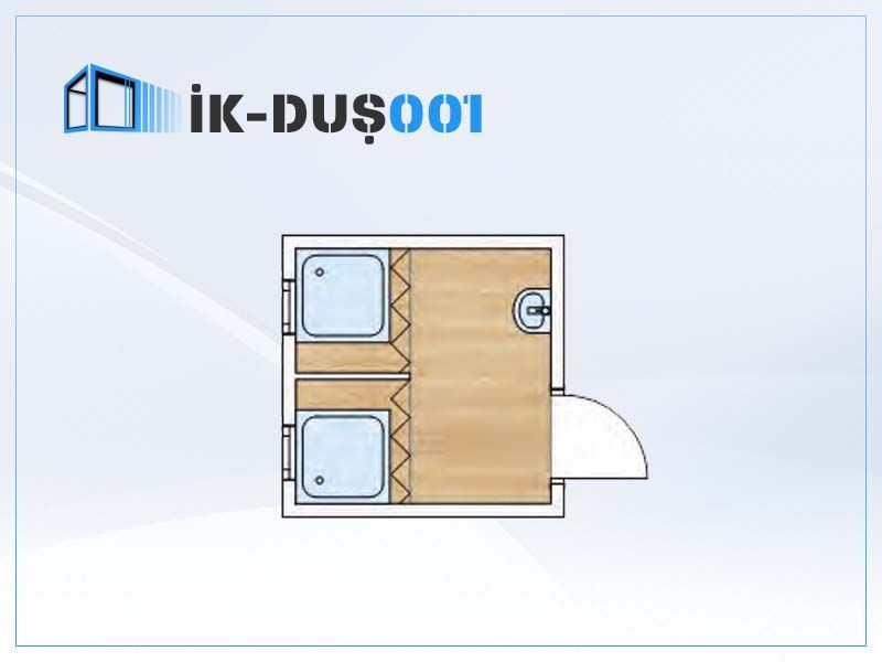 Seyyar 2li Du� Konteyneri �K-DU�001 Model