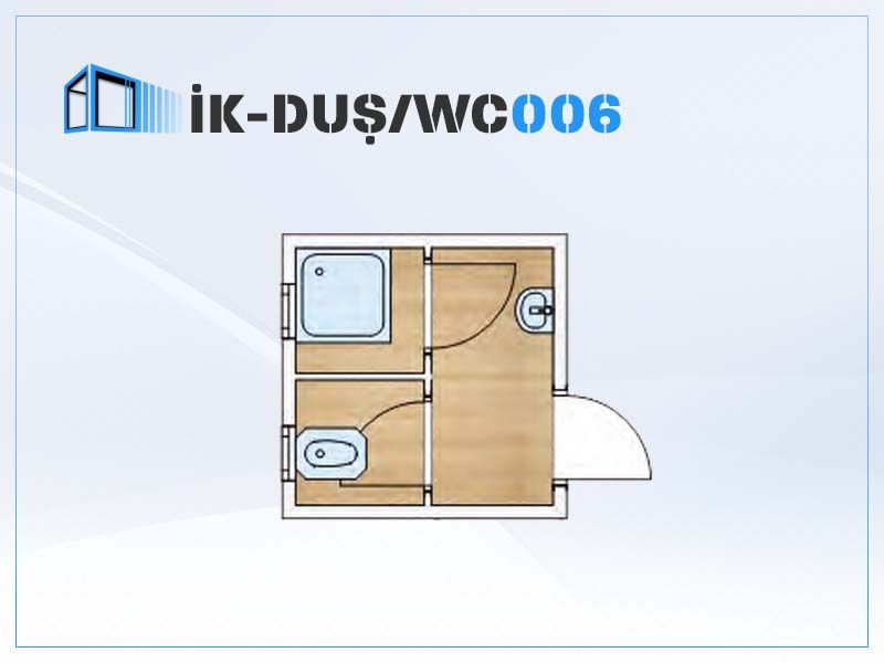 Seyyar WC ve Du� Konteyneri �K DU�/WC006